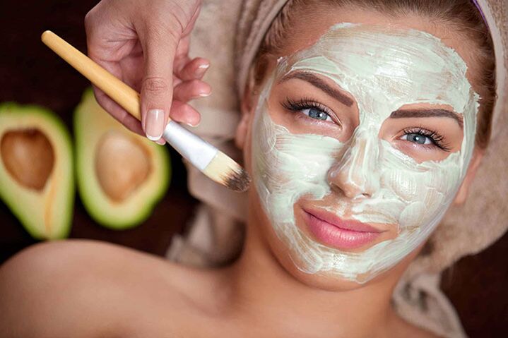 Apply a face mask to rejuvenate at home