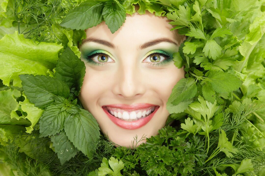 Young, healthy and beautiful facial skin thanks to the use of useful herbs